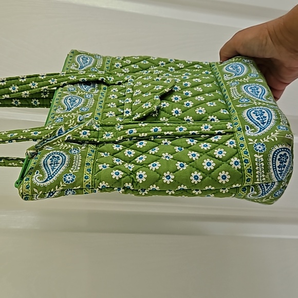 Vera Bradley Green Floral Paisley Bag!!! - Picture 5 of 16